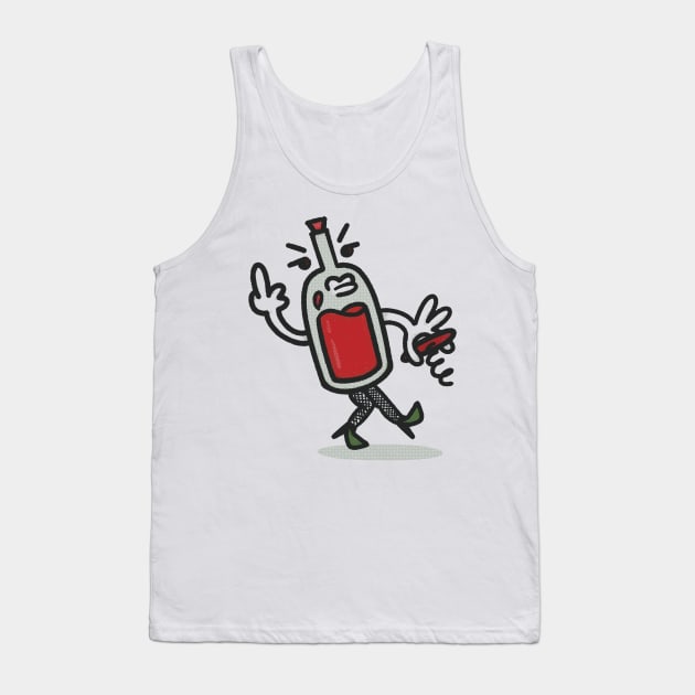 Wine Wench Tank Top by me-mo-design